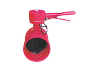 溝槽手柄信號(hào)蝶閥